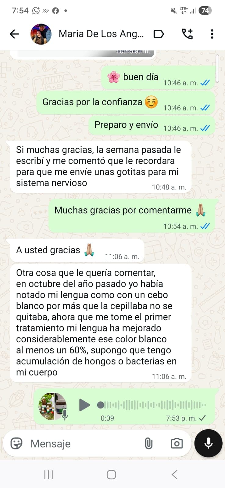 Testimonio de Maria De Los Angeles